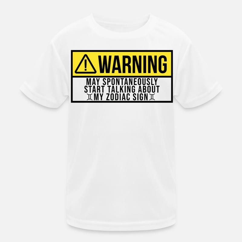Zwillinge Kinder Funktions-T-Shirt