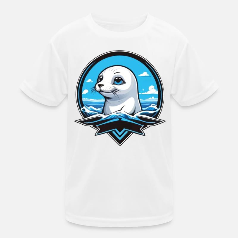 Mer des petits phoques T-shirt sport Enfant