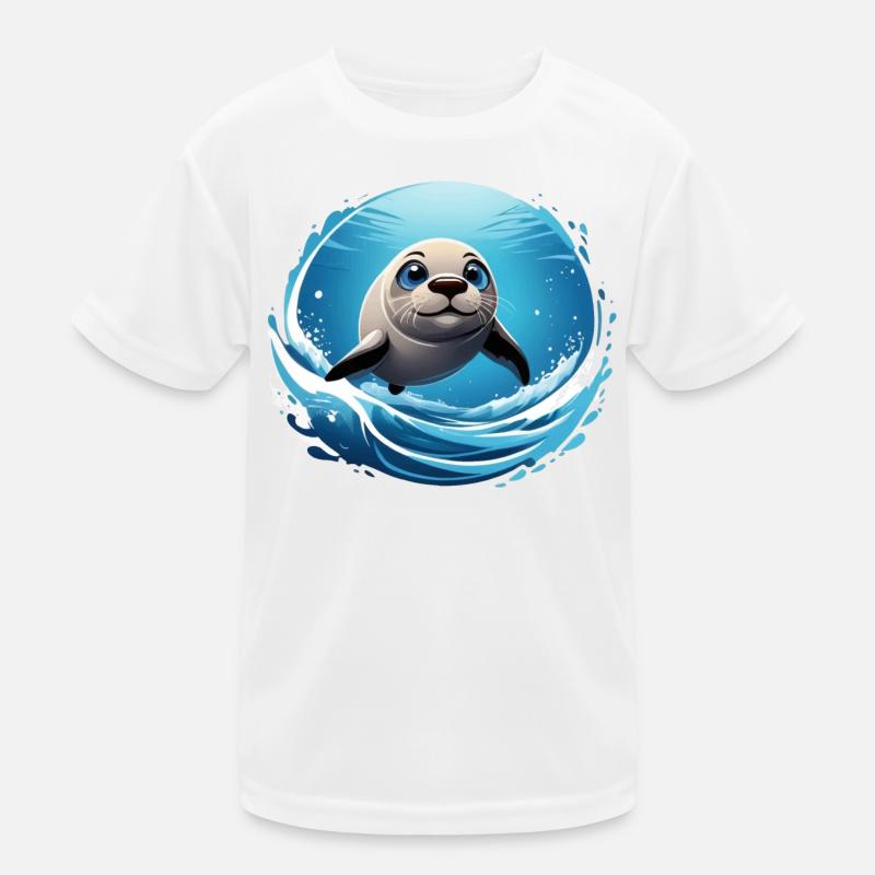 Phoque T-shirt sport Enfant