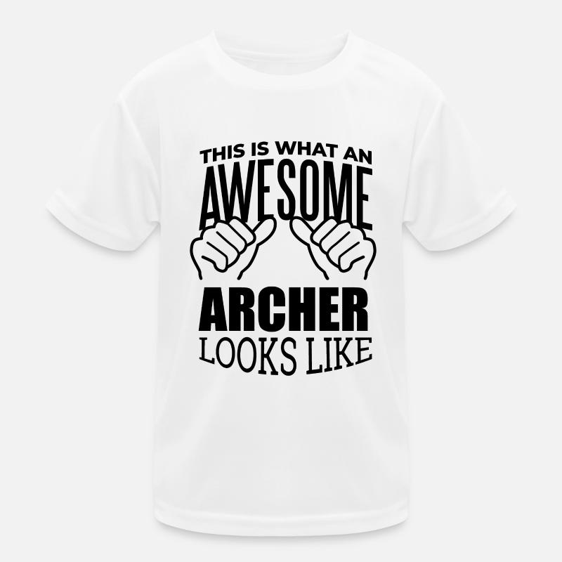 Bogenschießen Kinder Funktions-T-Shirt