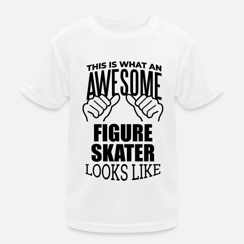 Figure Skater Kids Functional T-Shirt