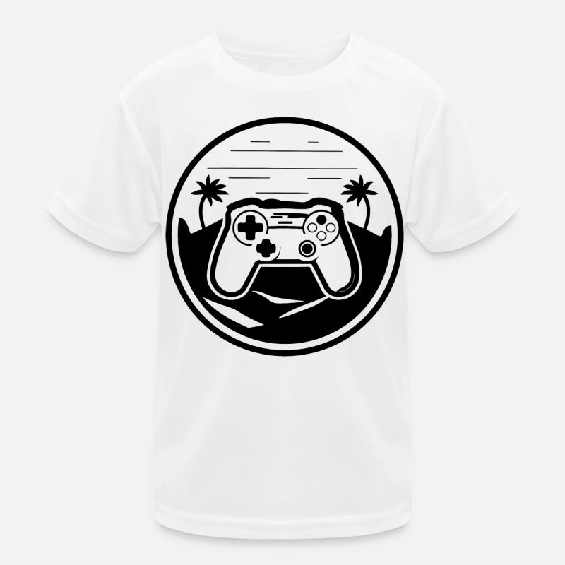 Spiel Controller Grafik Kinder Funktions-T-Shirt