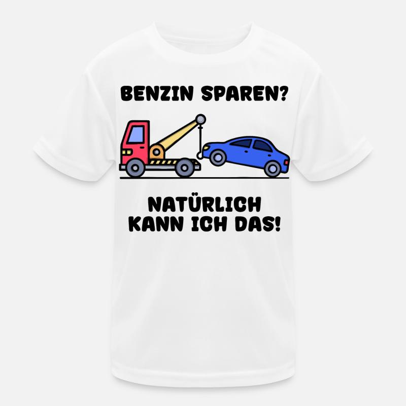 Auto Statement Refueling Energy Storage Energy Kids Functional T-Shirt