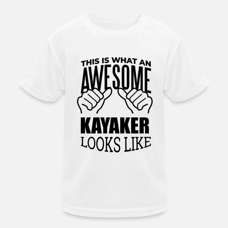 Kayaking Kids Functional T-Shirt