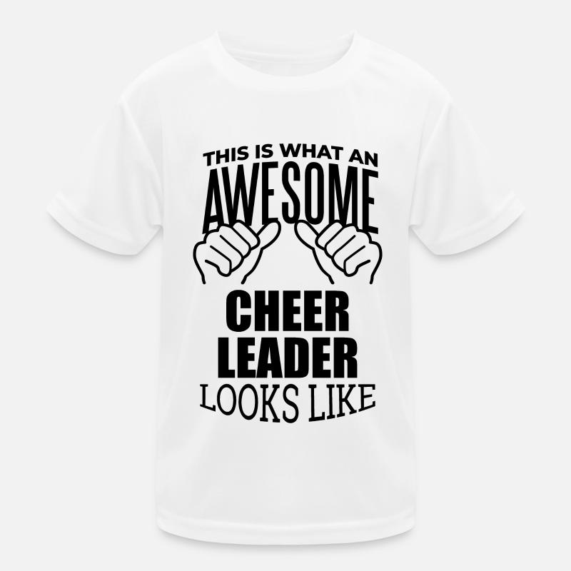 Cheerleader Kinder Funktions-T-Shirt