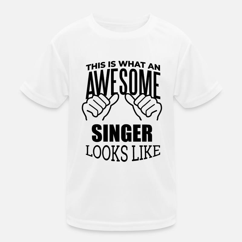 Sänger Kinder Funktions-T-Shirt