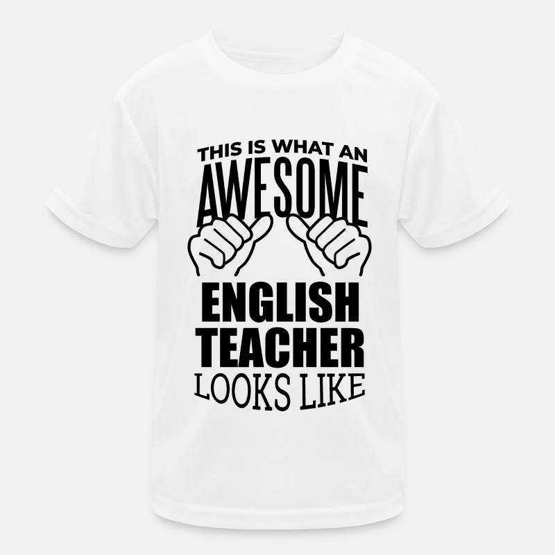 Englisch Kinder Funktions-T-Shirt