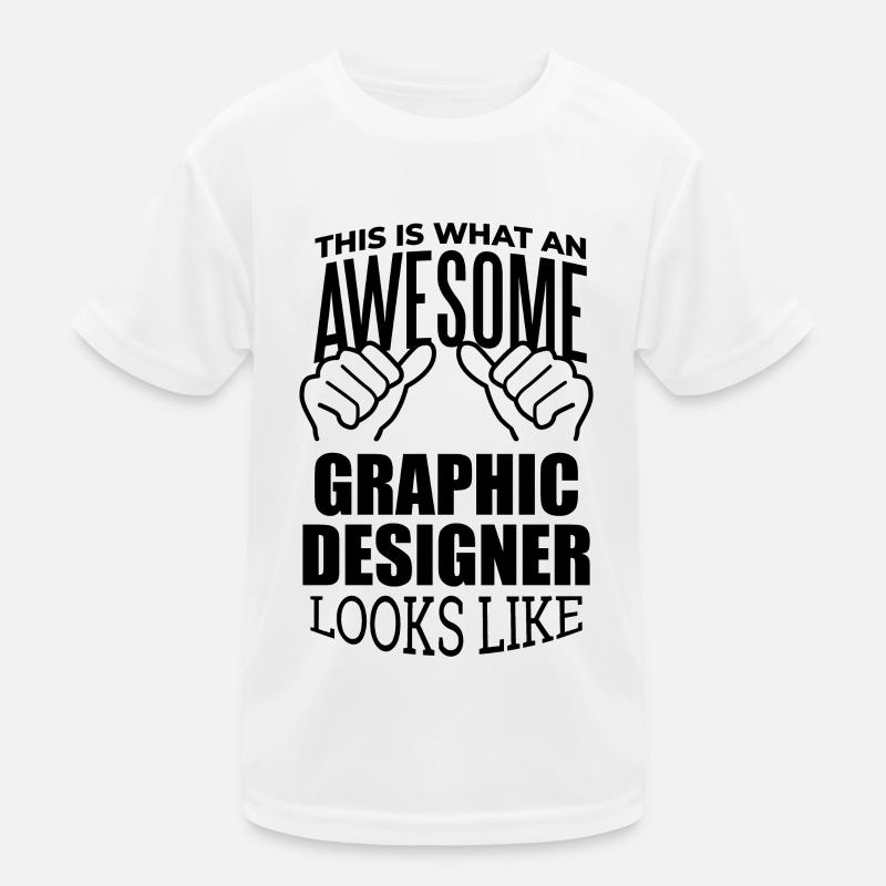 Graphic Designer Kids Functional T-Shirt