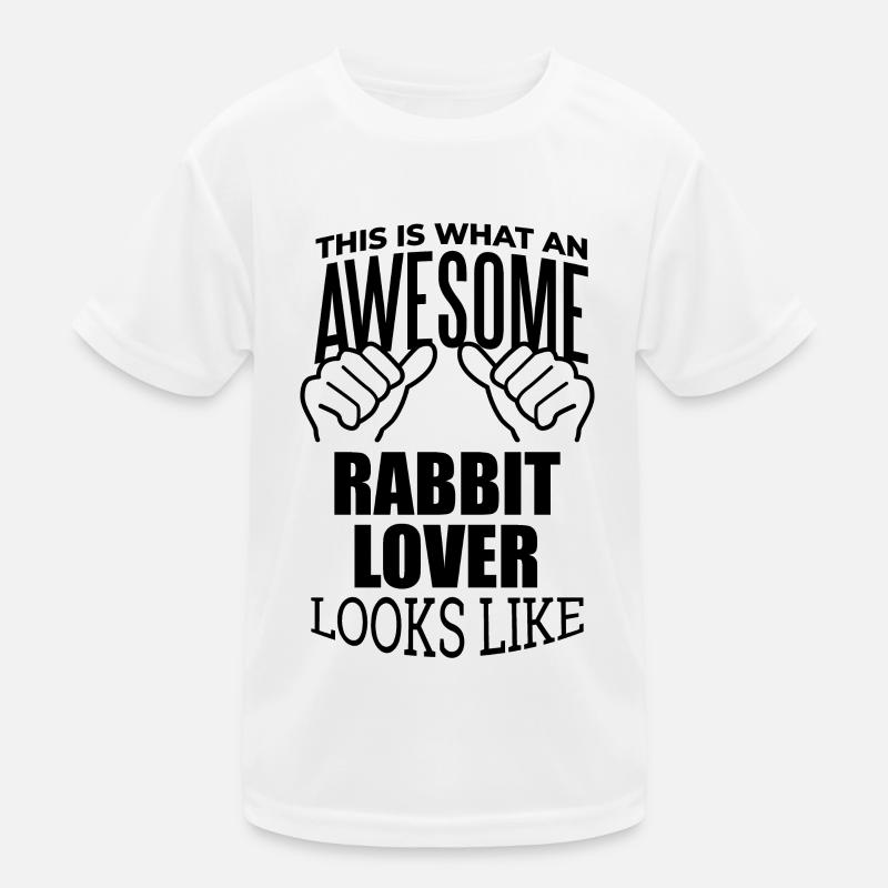 Kaninchen Kinder Funktions-T-Shirt