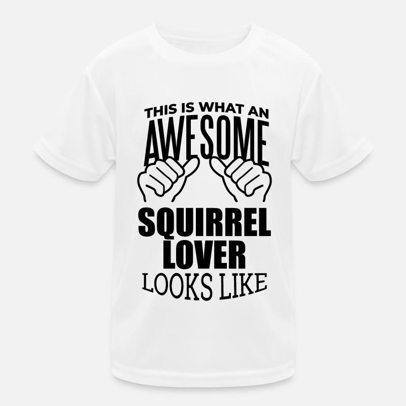 Eichhörnchen Kinder Funktions-T-Shirt