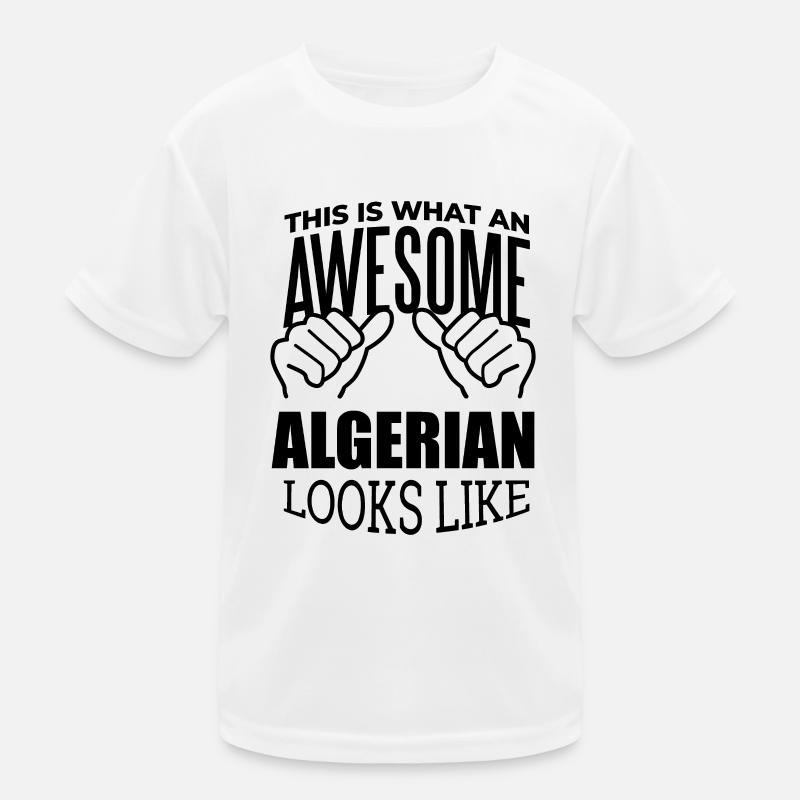 Algeria Kids Functional T-Shirt