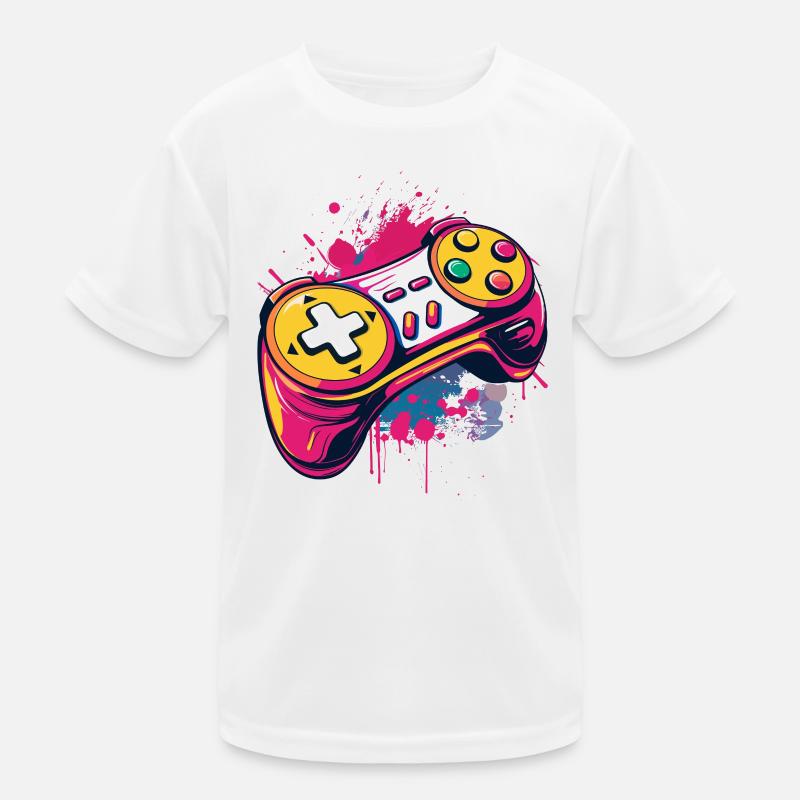 Gaming Controller Kinder Funktions-T-Shirt