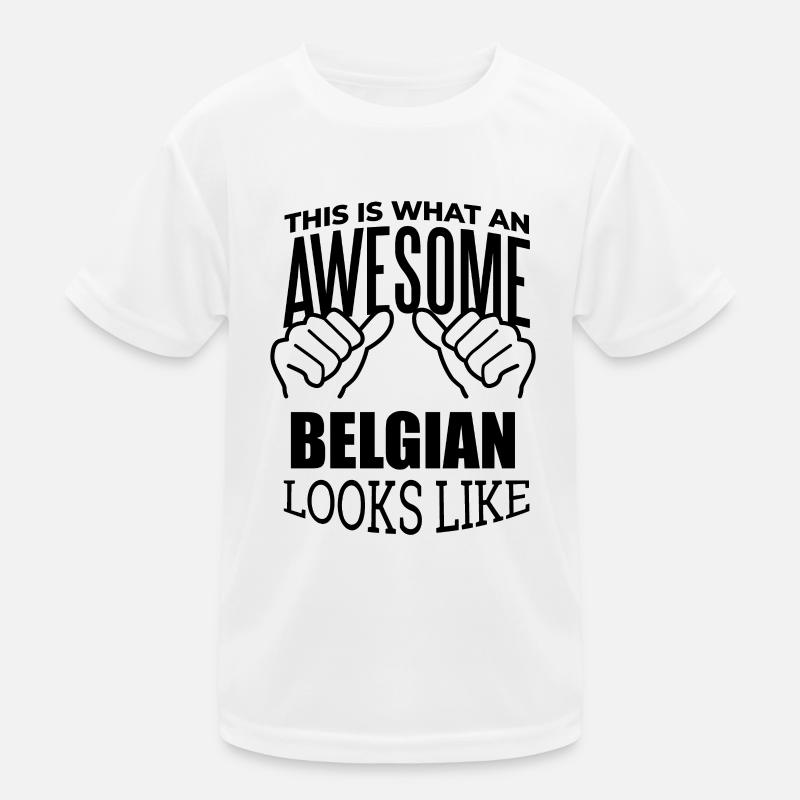 Belgique T-shirt sport Enfant