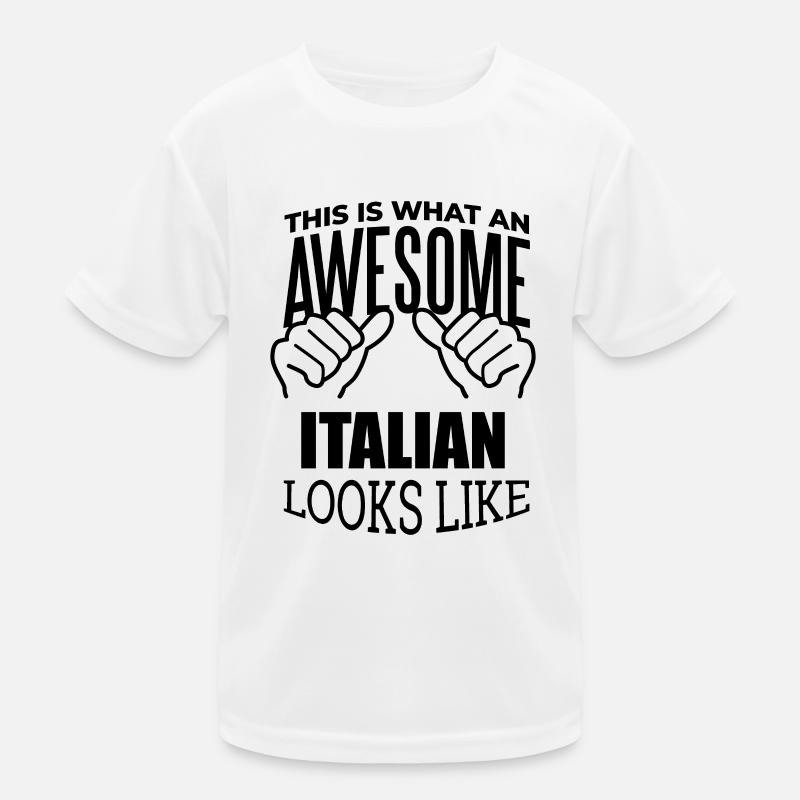 Italien Kinder Funktions-T-Shirt