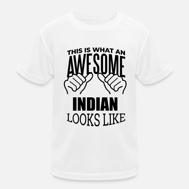 Indien Kinder Funktions-T-Shirt