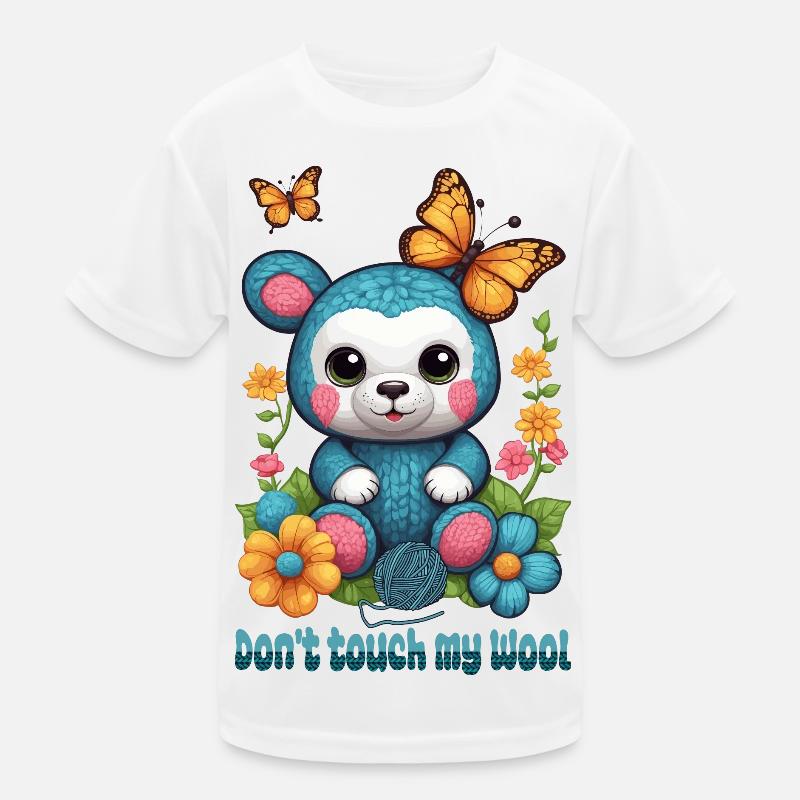 Teddy made of wool Kids Functional T-Shirt