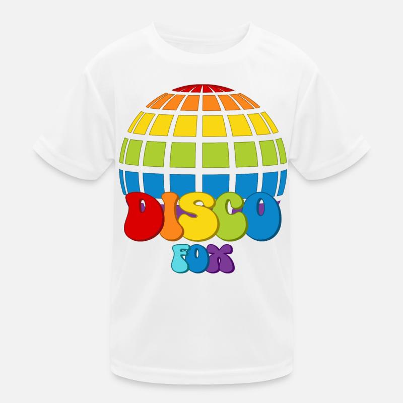Disco Fox Discokugel Groovy Discothek Discofox Kinder Funktions-T-Shirt