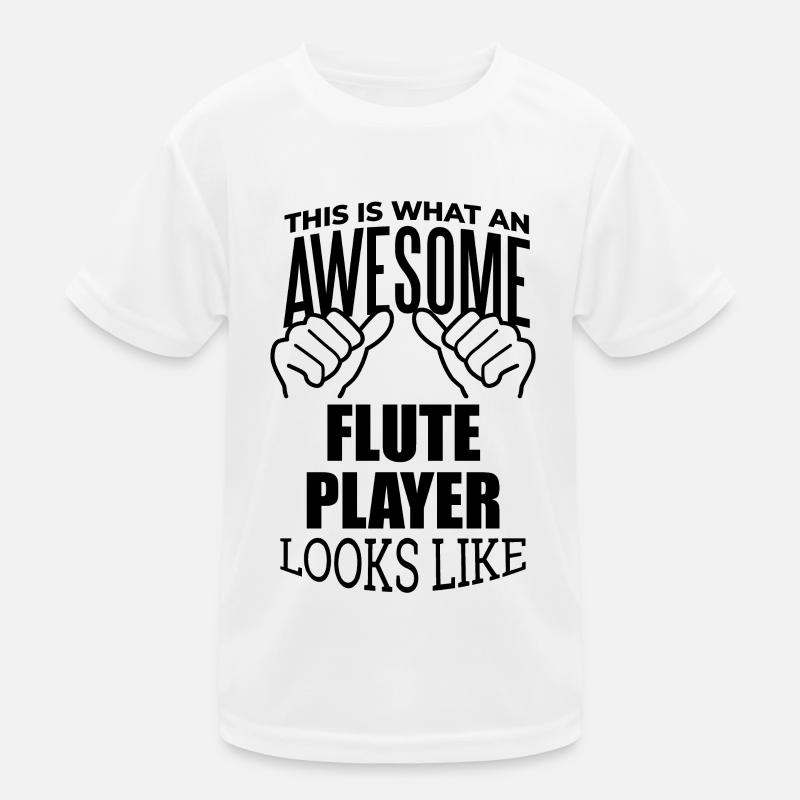 Flöte Kinder Funktions-T-Shirt