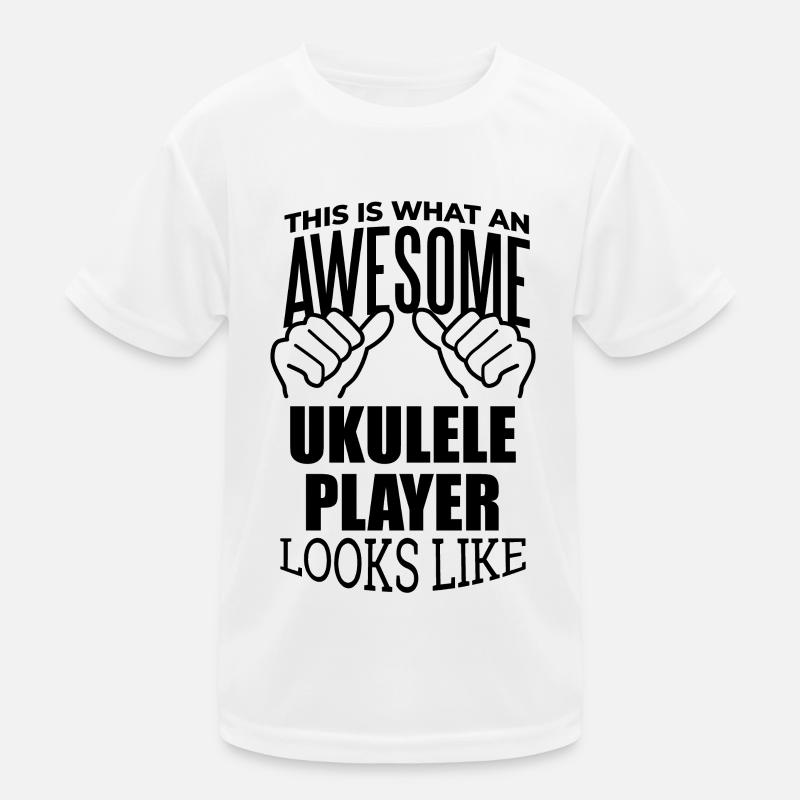 Ukulele Kinder Funktions-T-Shirt