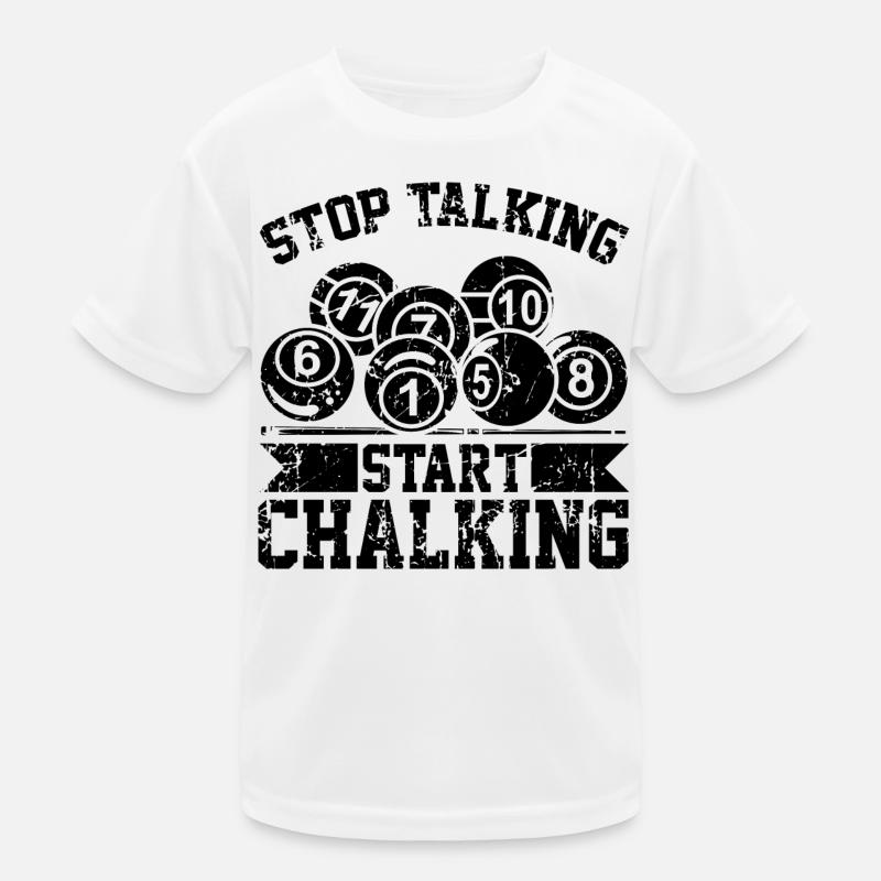 Witziger Billard Spruch Kinder Funktions-T-Shirt