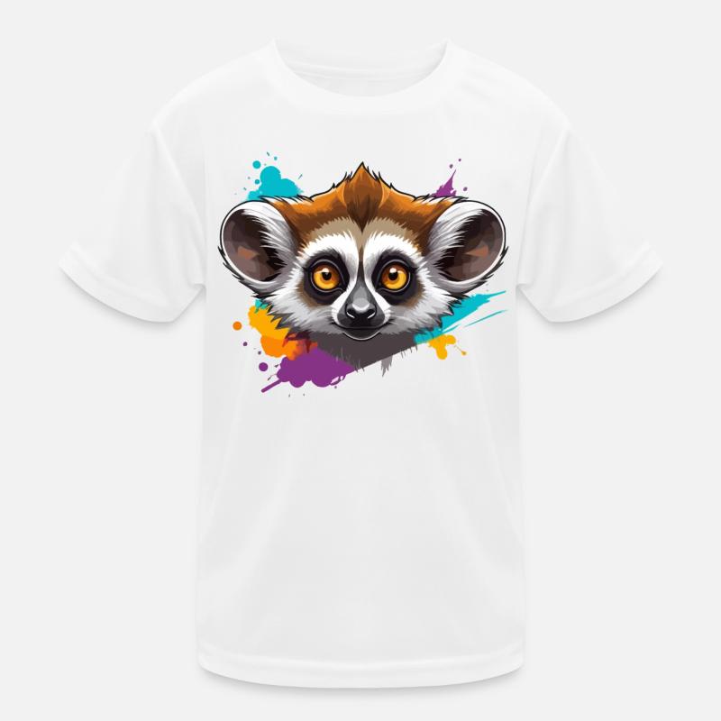 Lemur Blick Kinder Funktions-T-Shirt