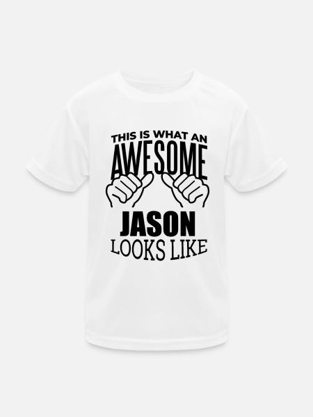 Jason Jason Jason - Kids Functional T-Shirt - white - Front