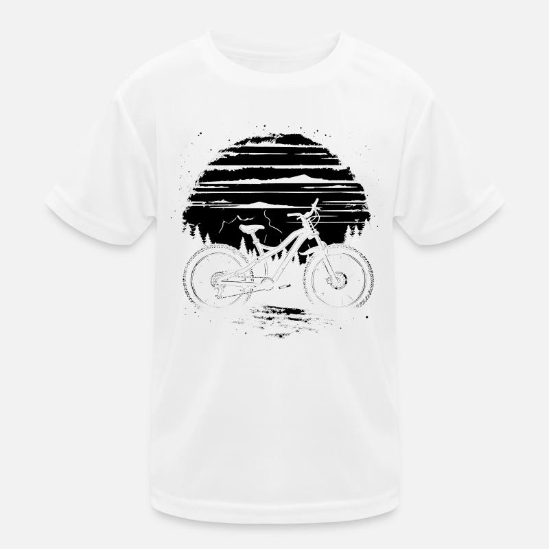 Mountain biking Kids Functional T-Shirt