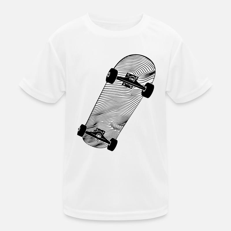 Dessin de skateboard T-shirt sport Enfant