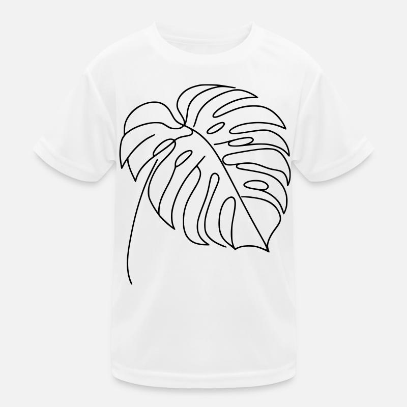Monstera Kinder Funktions-T-Shirt