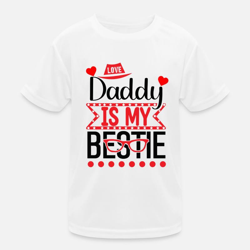 Best Dad Kids Functional T-Shirt