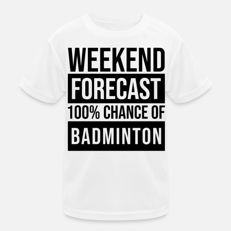 Badminton Kinder Funktions-T-Shirt