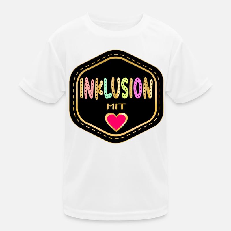 INKLUSION MIT HERZ Kinder Funktions-T-Shirt