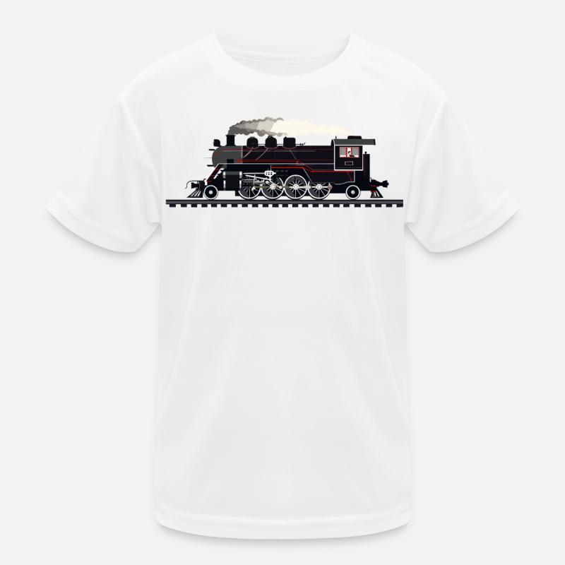 Eisenbahn Grafik Kinder Funktions-T-Shirt