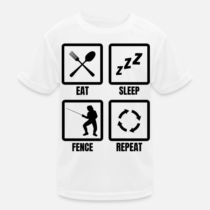Fencer Daily Routine Kids Functional T-Shirt