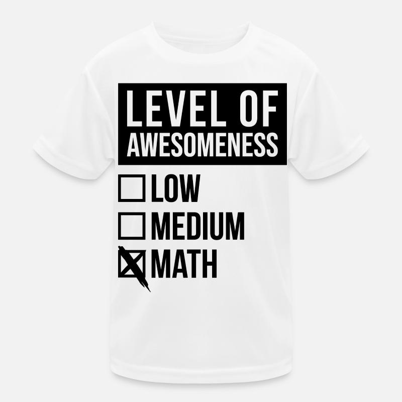 mathématiques T-shirt sport Enfant
