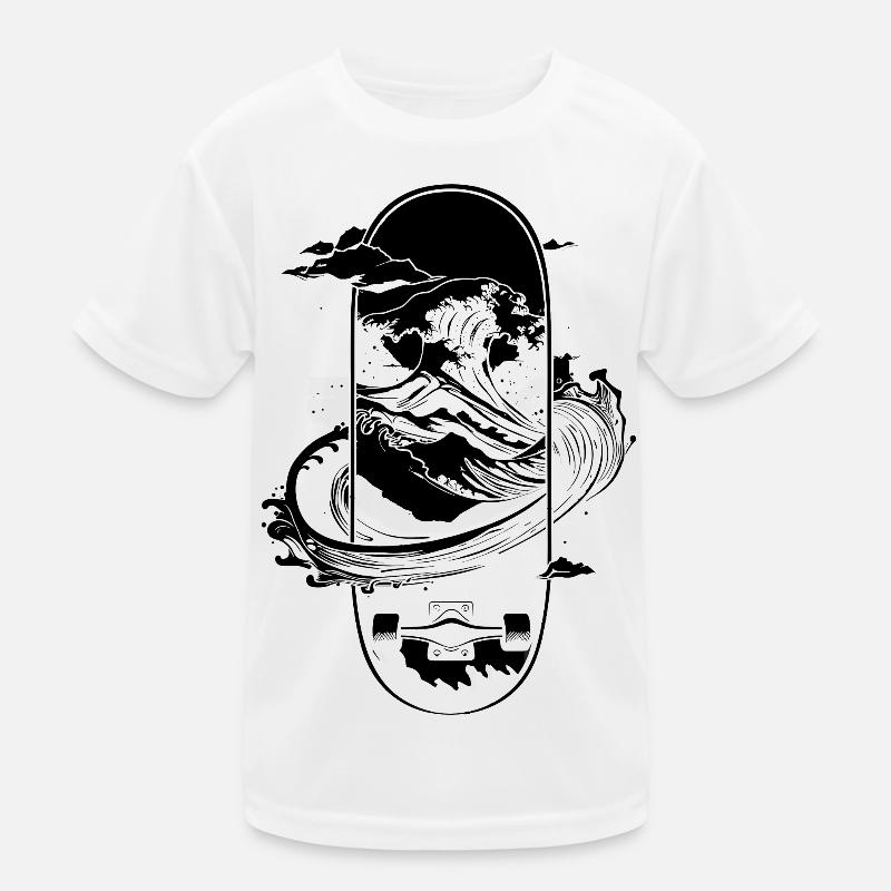 Graphismes de skateboard T-shirt sport Enfant