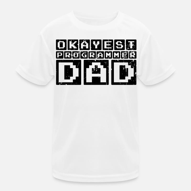 Programmierer Papa Kinder Funktions-T-Shirt