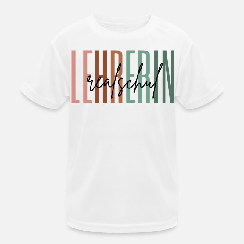 Lehrerin Realschule Realschullehrerin Geschenk Kinder Funktions-T-Shirt