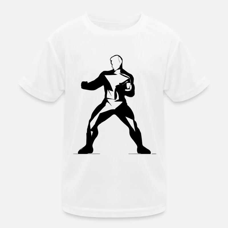 Kickboxen Kinder Funktions-T-Shirt