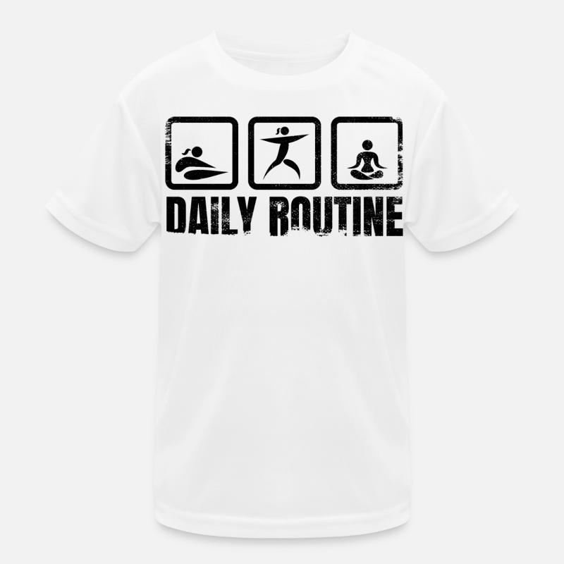 Yogi Daily Routine Kids Functional T-Shirt