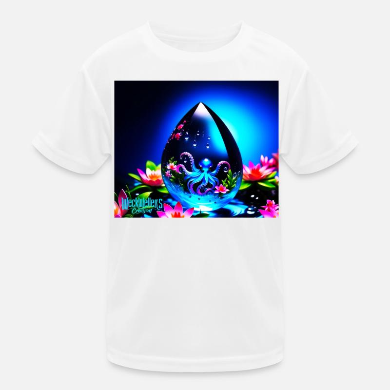 water drops Kinder Funktions-T-Shirt