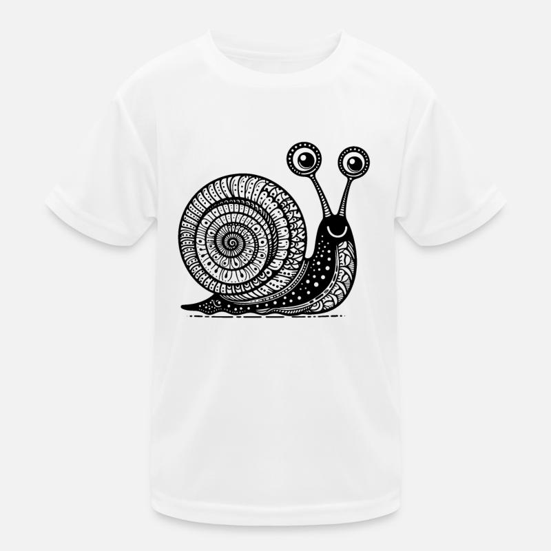 Snail's Pace: Langsame und stetige Zen-Kunst Kinder Funktions-T-Shirt