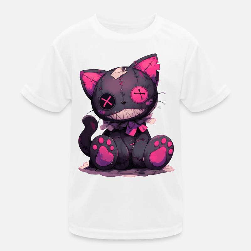 Poupée chat gothique Chat Grunge cadeau poupée gothique T-shirt sport Enfant