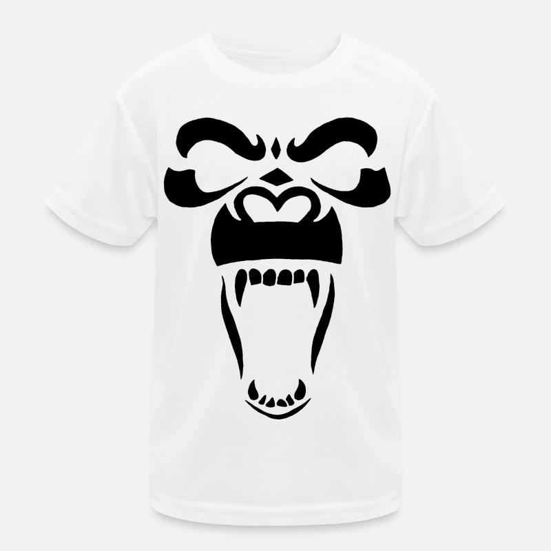 Schwarzer Gorilla Kinder Funktions-T-Shirt