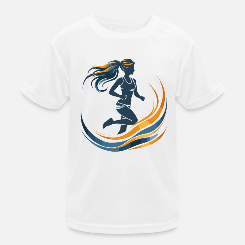 Graphic Runner Kids Functional T-Shirt