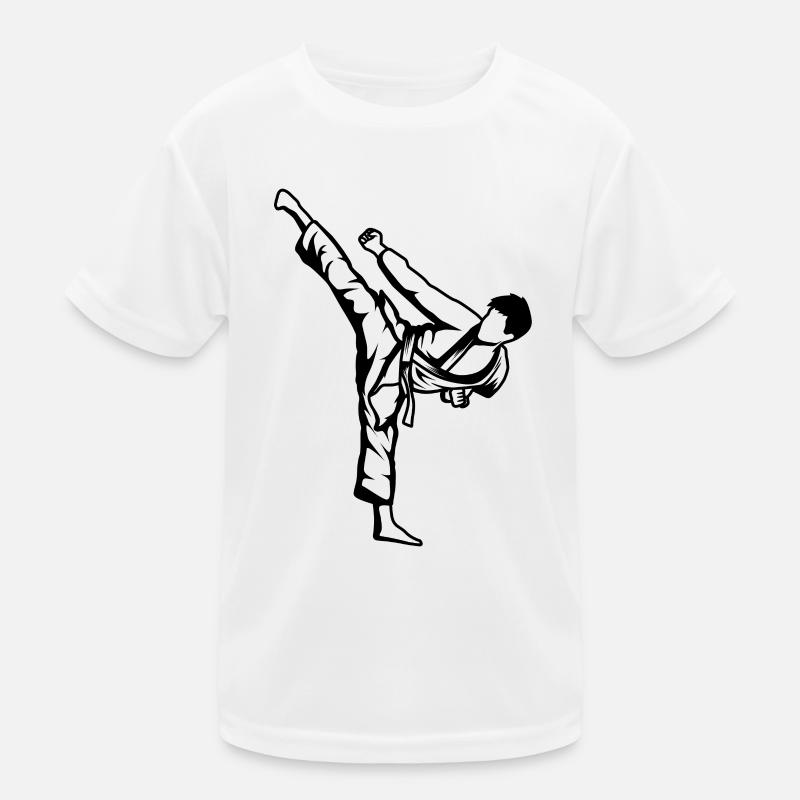 Dessin de garçon de karaté T-shirt sport Enfant