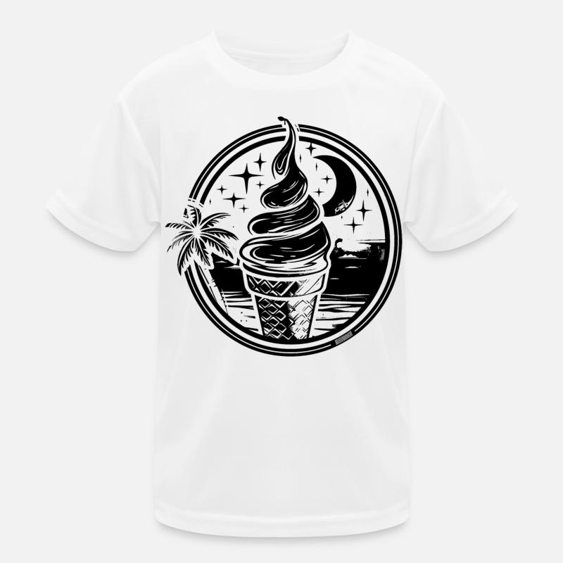 Eiscreme Kinder Funktions-T-Shirt