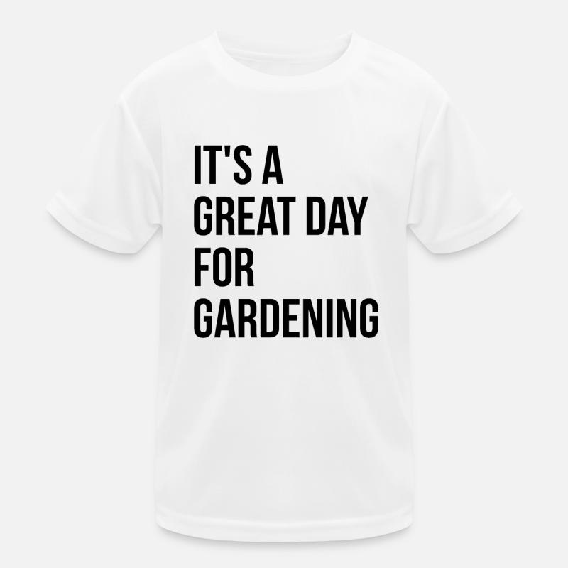 Gartenarbeit Kinder Funktions-T-Shirt