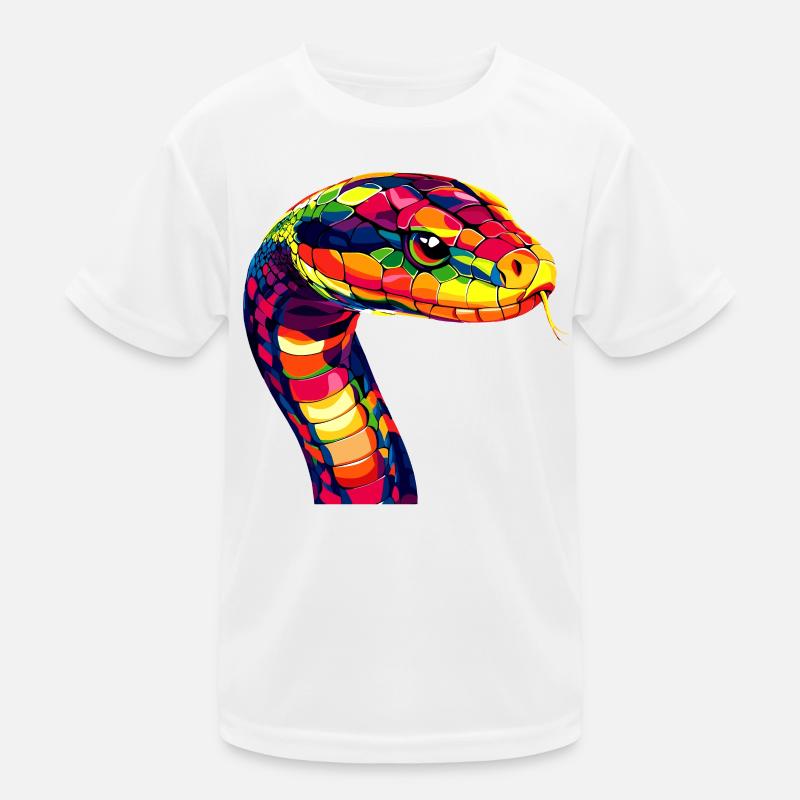 Serpent Python Cobra Mamba Serpent à sonnettes Serpent T-shirt sport Enfant