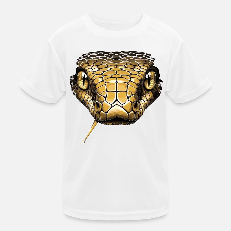Snake Python Cobra Mamba Rattlesnake Snake Kids Functional T-Shirt
